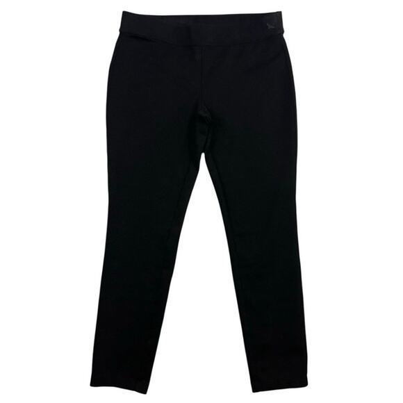 Eddie Bauer Pants Womens Size 10 Black Flat Front Mid Rise Stretch Pant Casual - Picture 1 of 13
